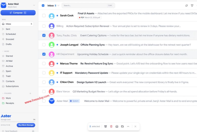 astermail免费邮箱